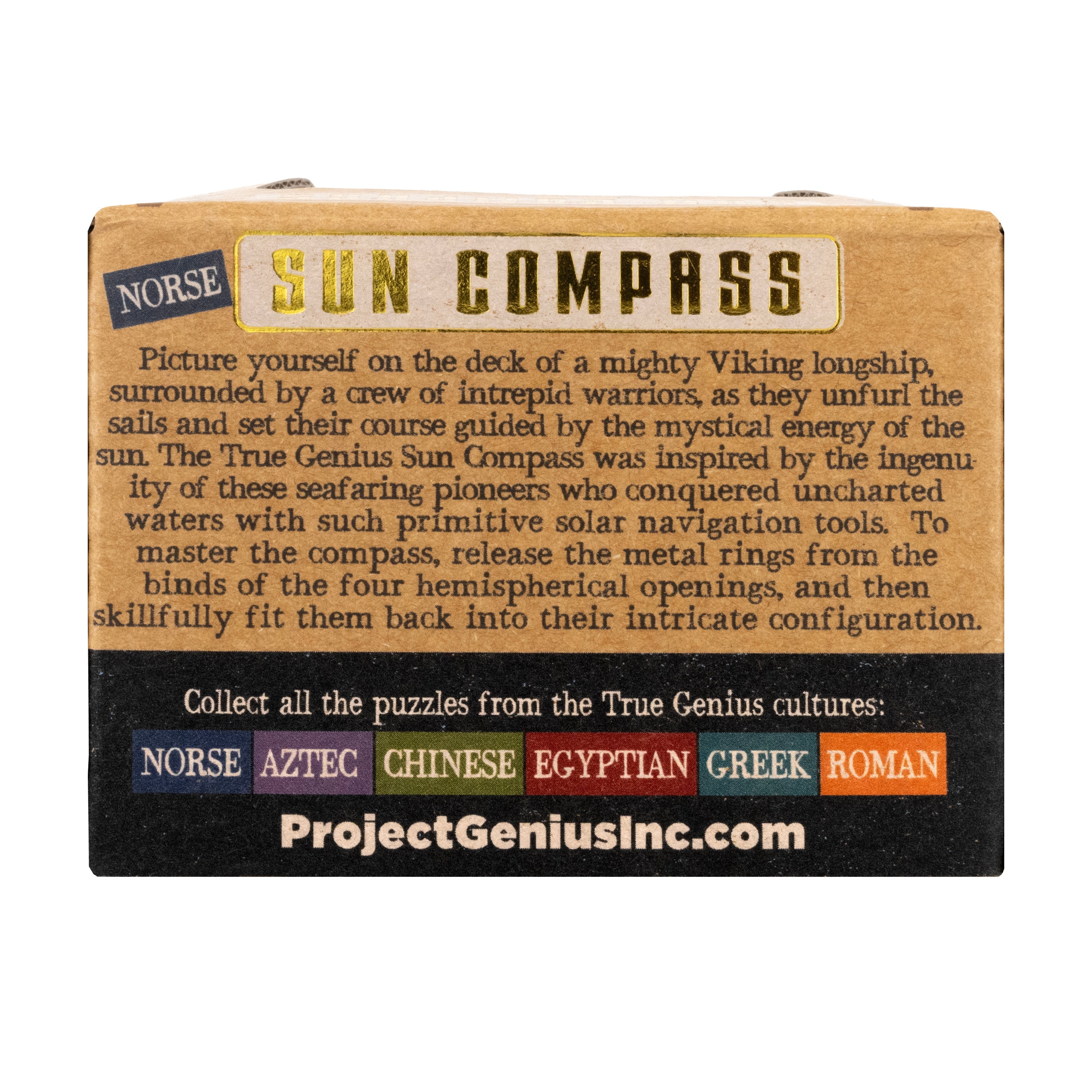 Viking Sun Compass - Metal Puzzle