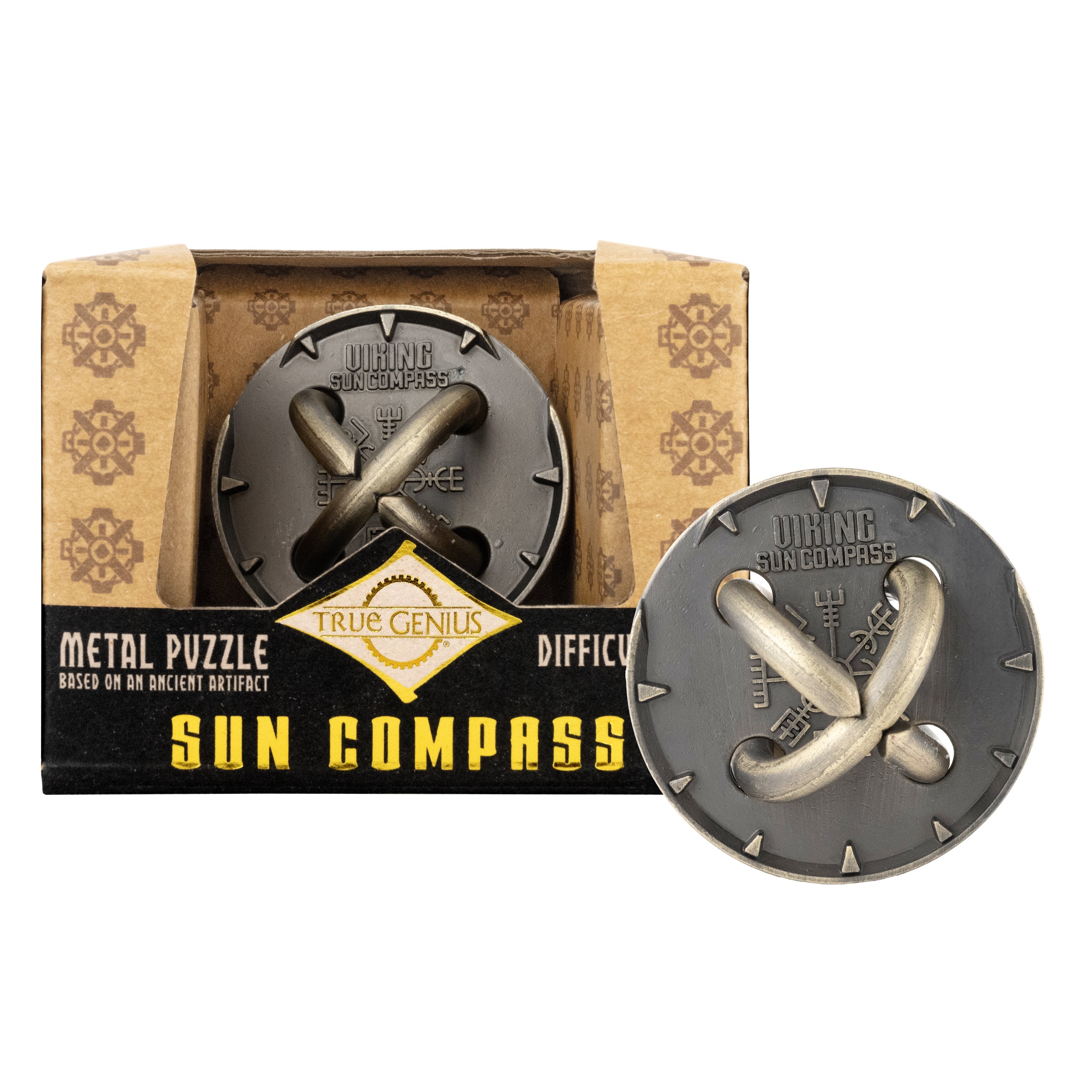 Viking Sun Compass - Metal Puzzle