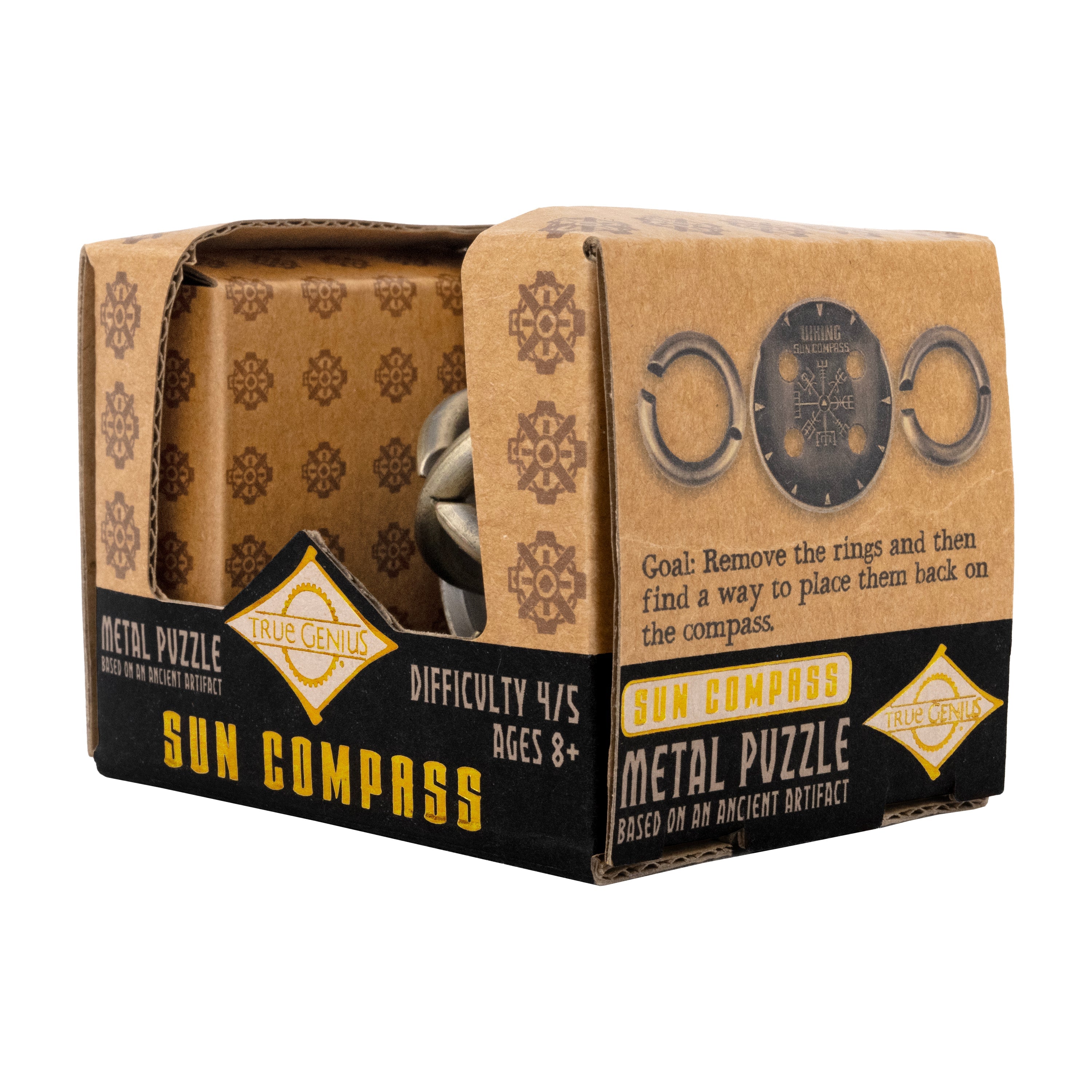 Viking Sun Compass - Metal Puzzle