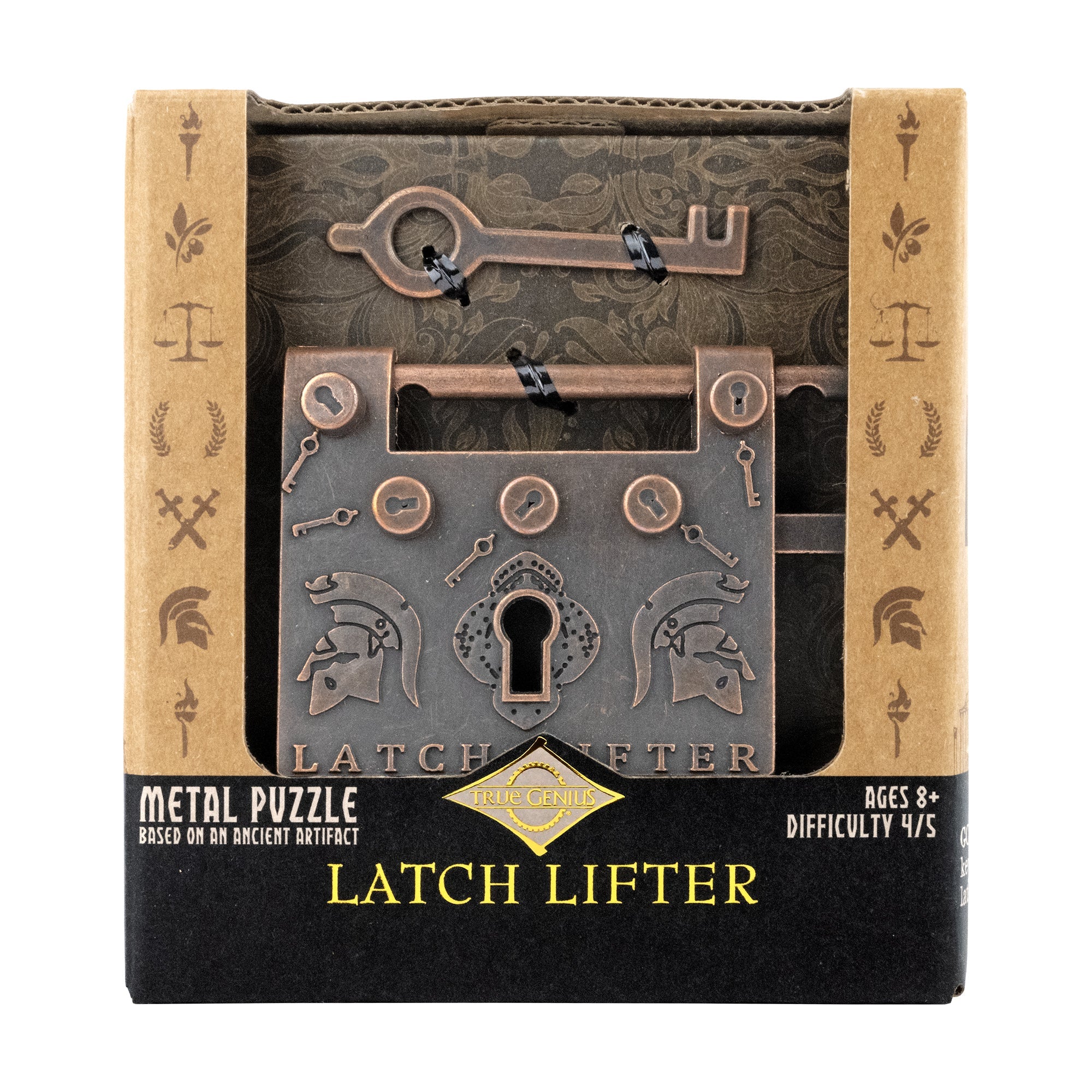 Latch Lifter Trick Lock  - Unlock Roman Ingenuity with This Clever Historical Puzzle