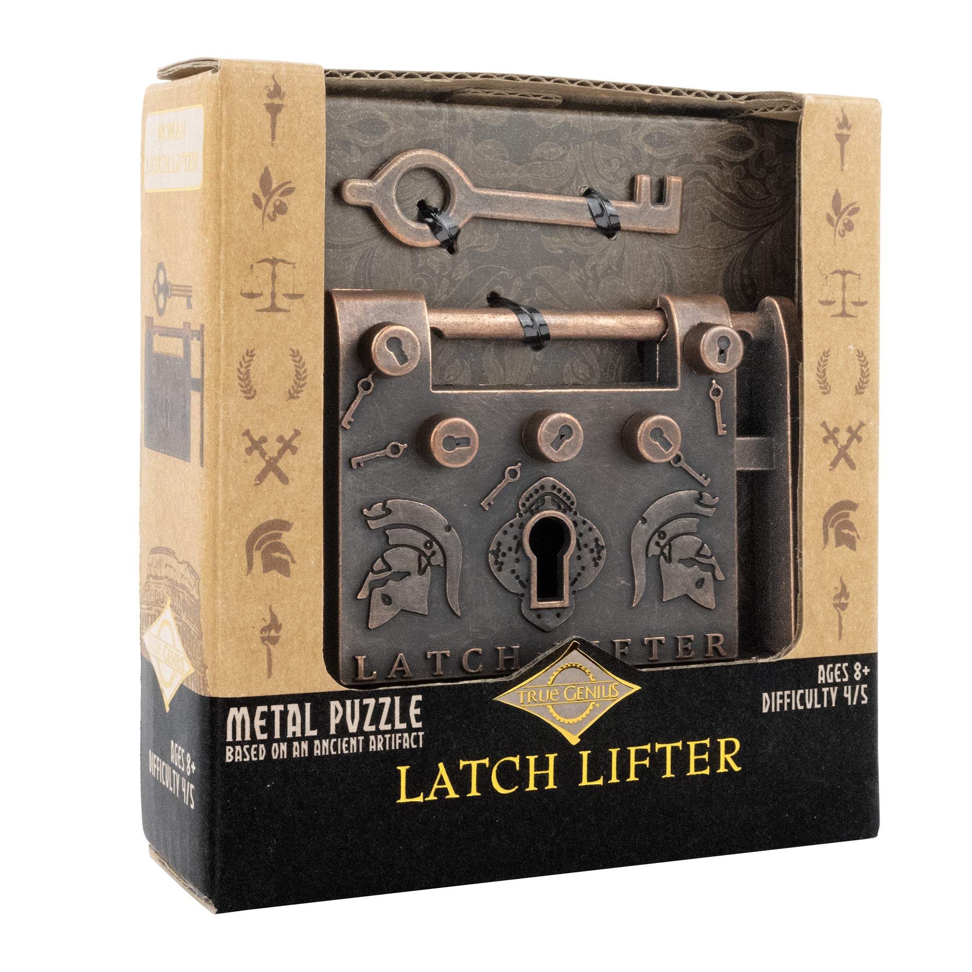 Latch Lifter Trick Lock  - Unlock Roman Ingenuity with This Clever Historical Puzzle