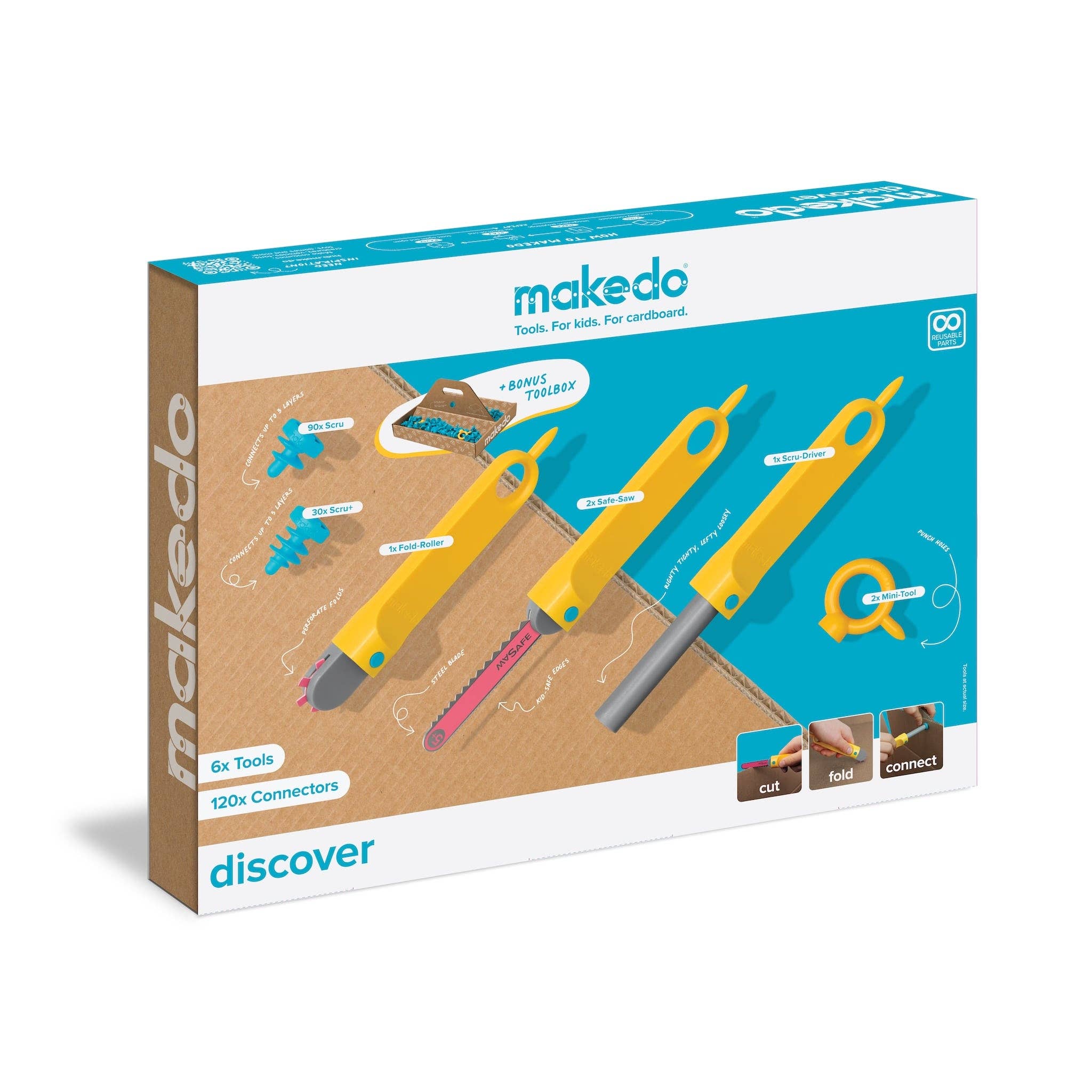 Discover Kit | Makedo Cardboard Construction