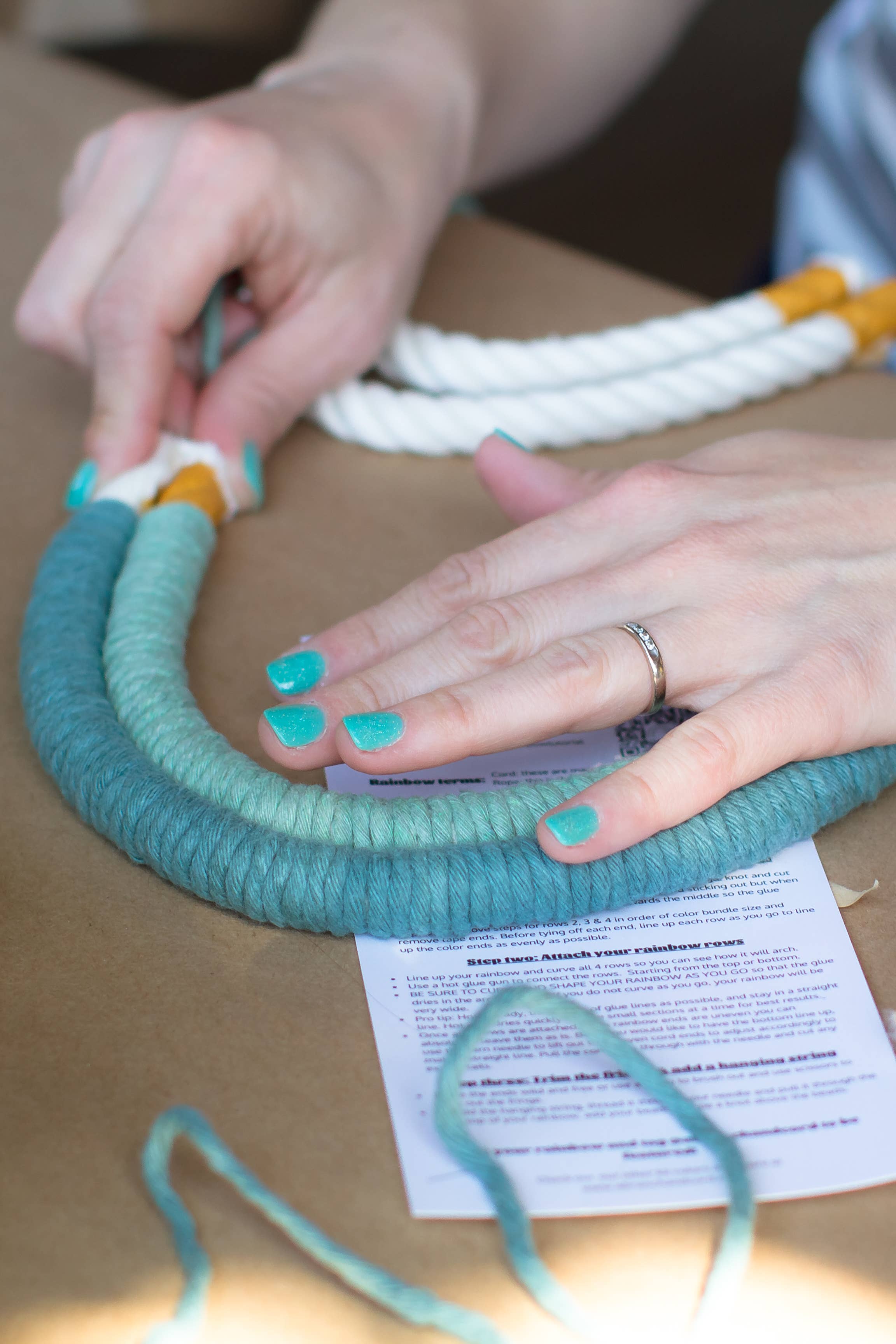 DIY Macrame Rainbow Kit – Fun, Giftable Craft for All Ages
