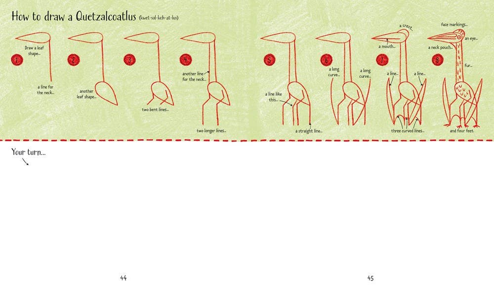 Step-By-Step Drawing Dinosaurs : Usborne