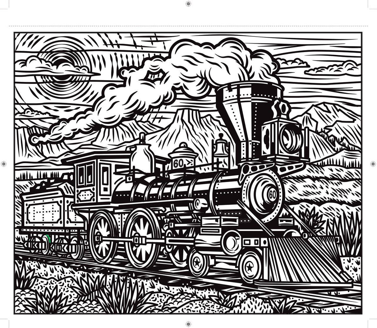 Trains Magic Painting Book : Usborne