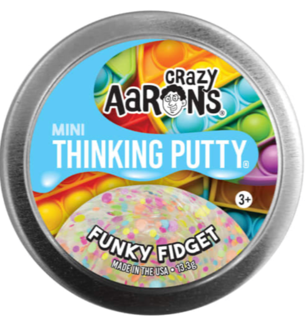 Crazy Aaron's 2" Thinking Putty Mini Tin - Funky Fidget