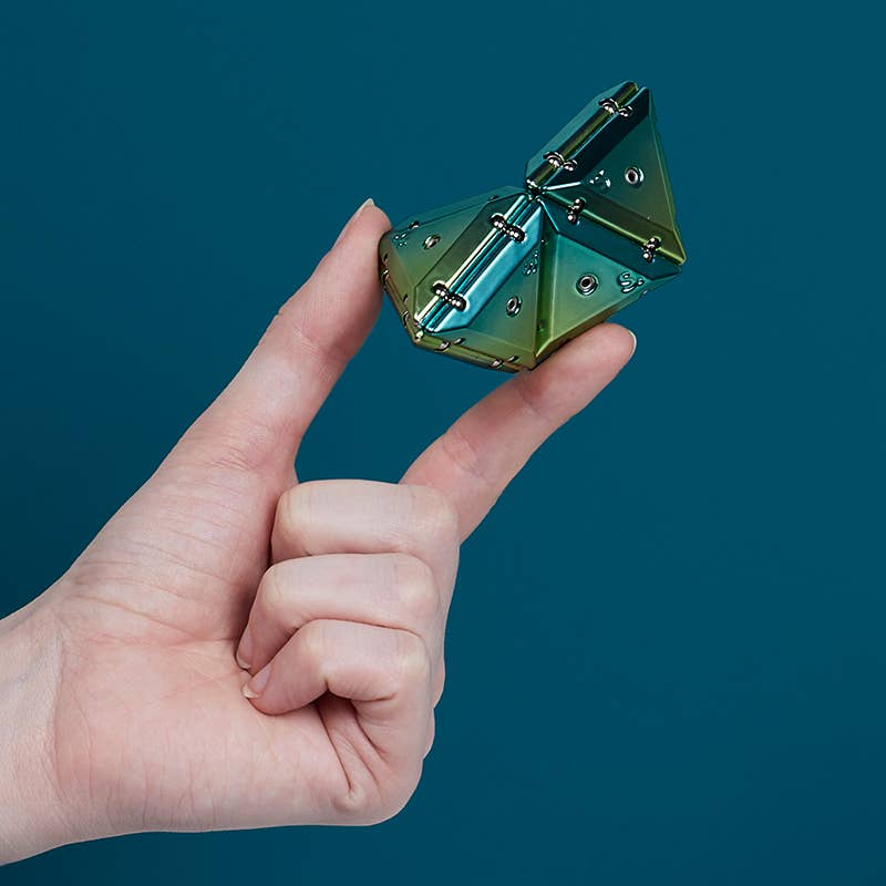 Geode Chrome Pyramids Magnetic Sensory Toys