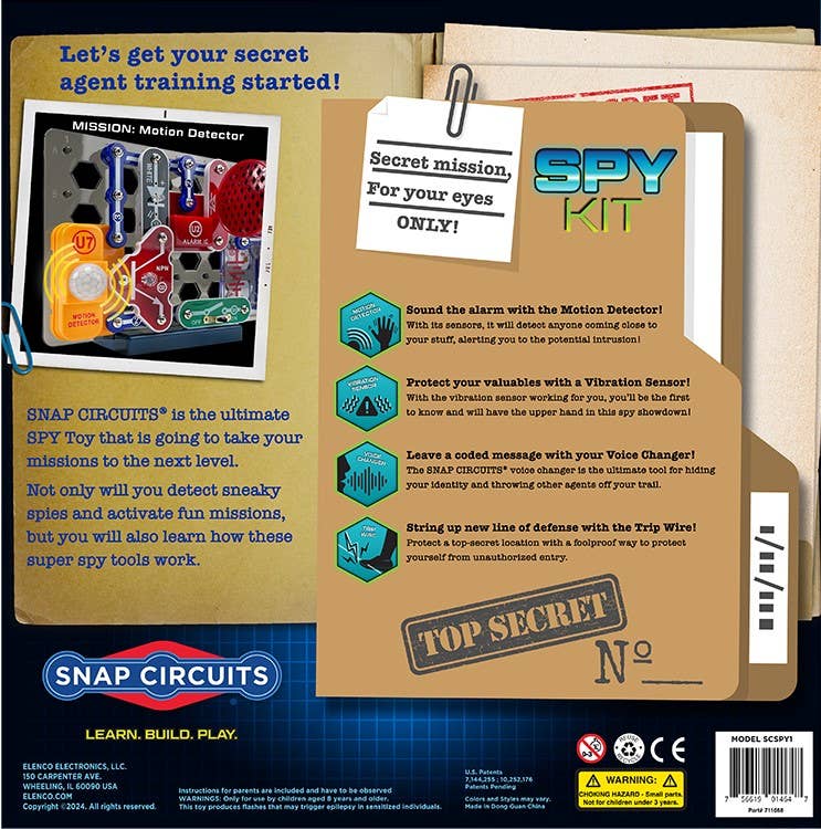 Snap Circuits® Spy Kit
