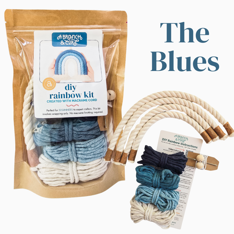 DIY Macrame Rainbow Kit – Fun, Giftable Craft for All Ages
