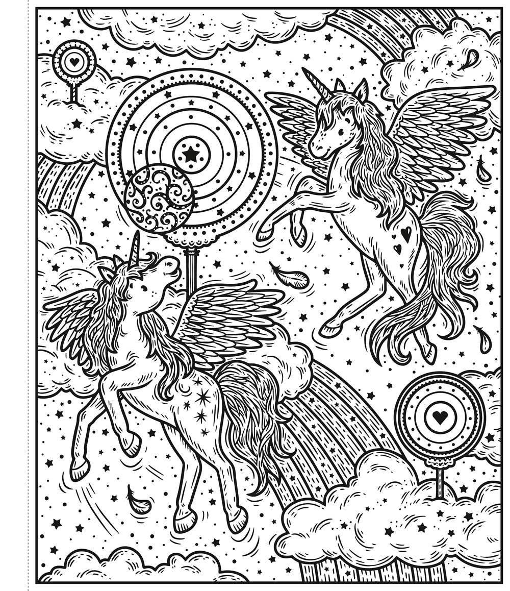 Unicorn World Magic Painting Book : Usborne