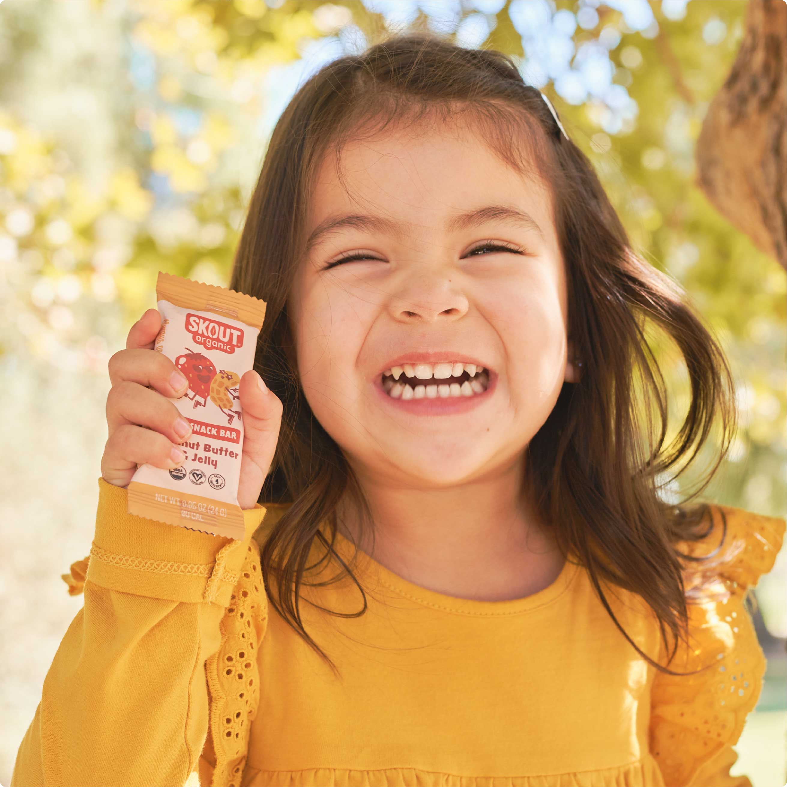 Skout Organic Peanut Butter & Jelly Kids Snack Bar