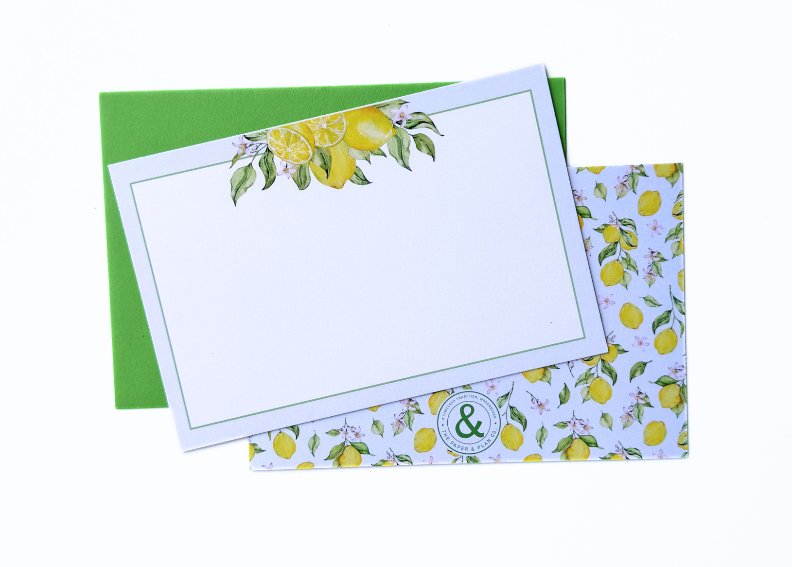 Lemon Notecard Set