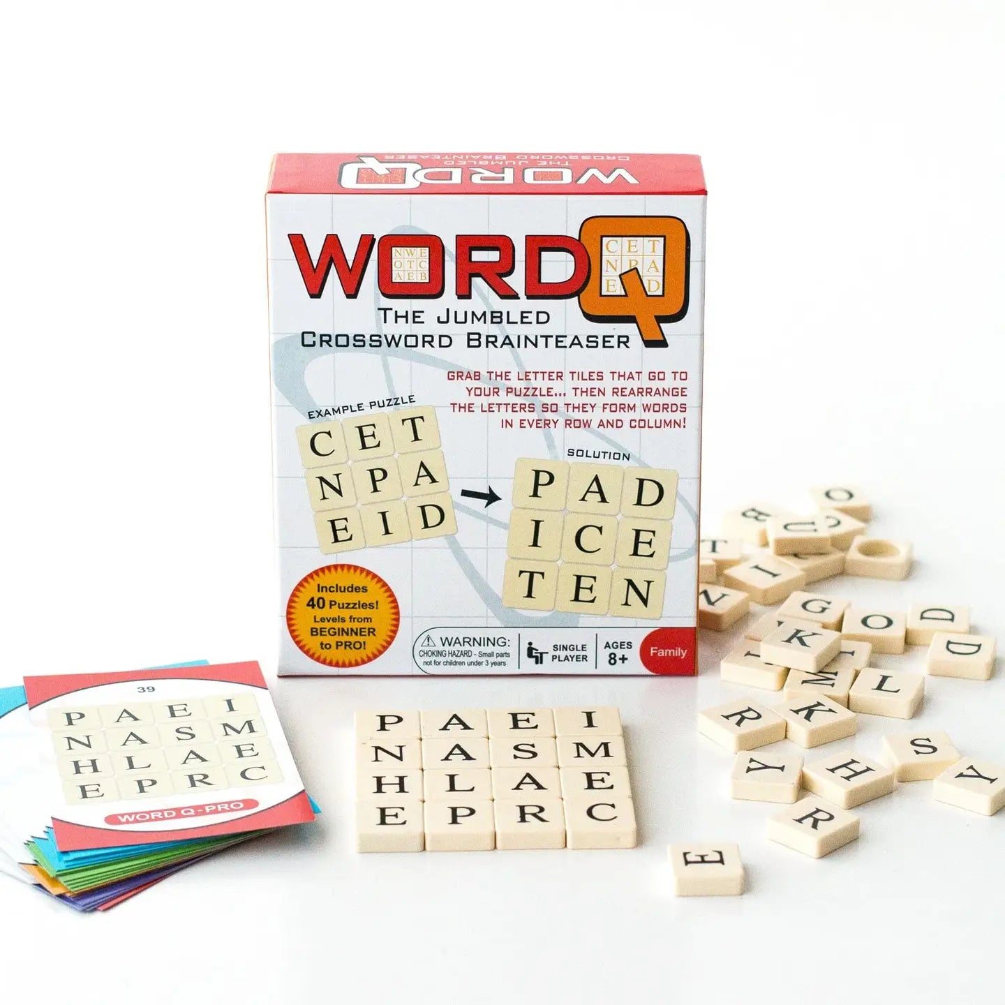 Word Q Crossword Brainteaser Board Game