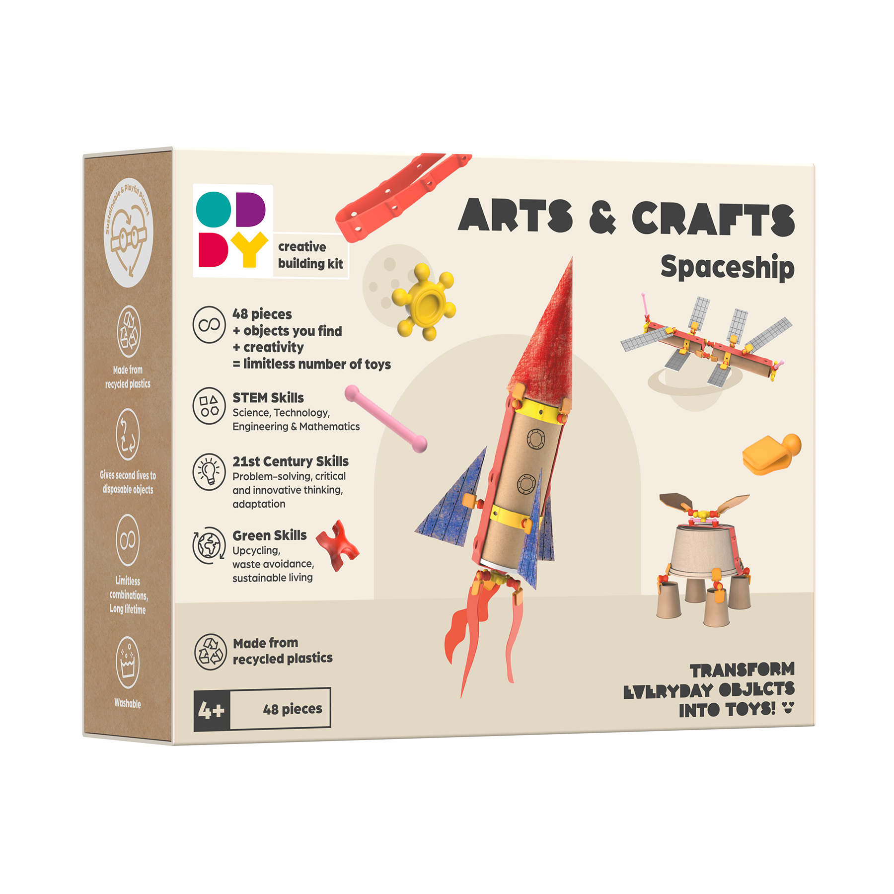 Oddy Arts and Crafts Spaceship Building Kit