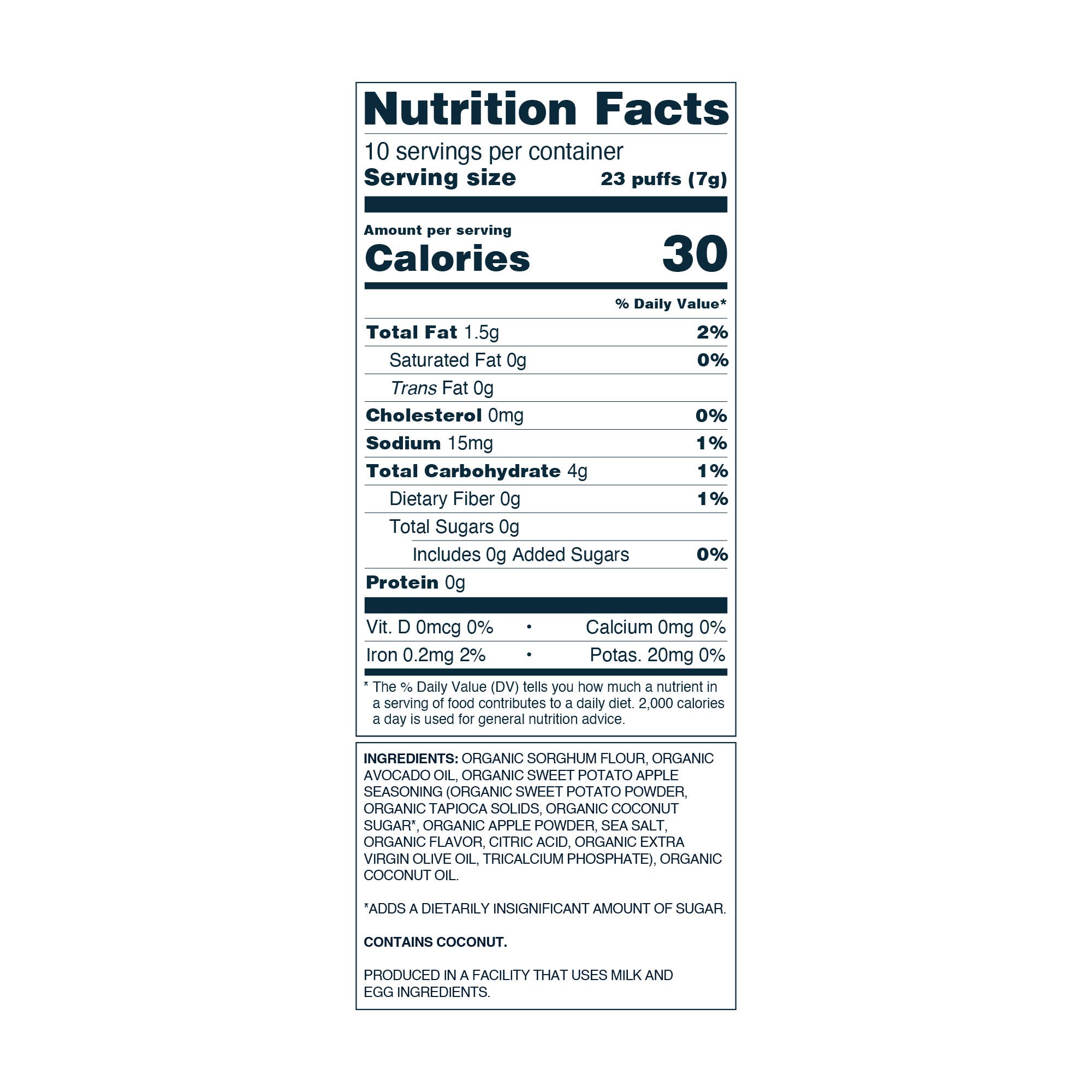 Lil' Puffs, Sweet Potato Apple Asteroid, 2.5oz