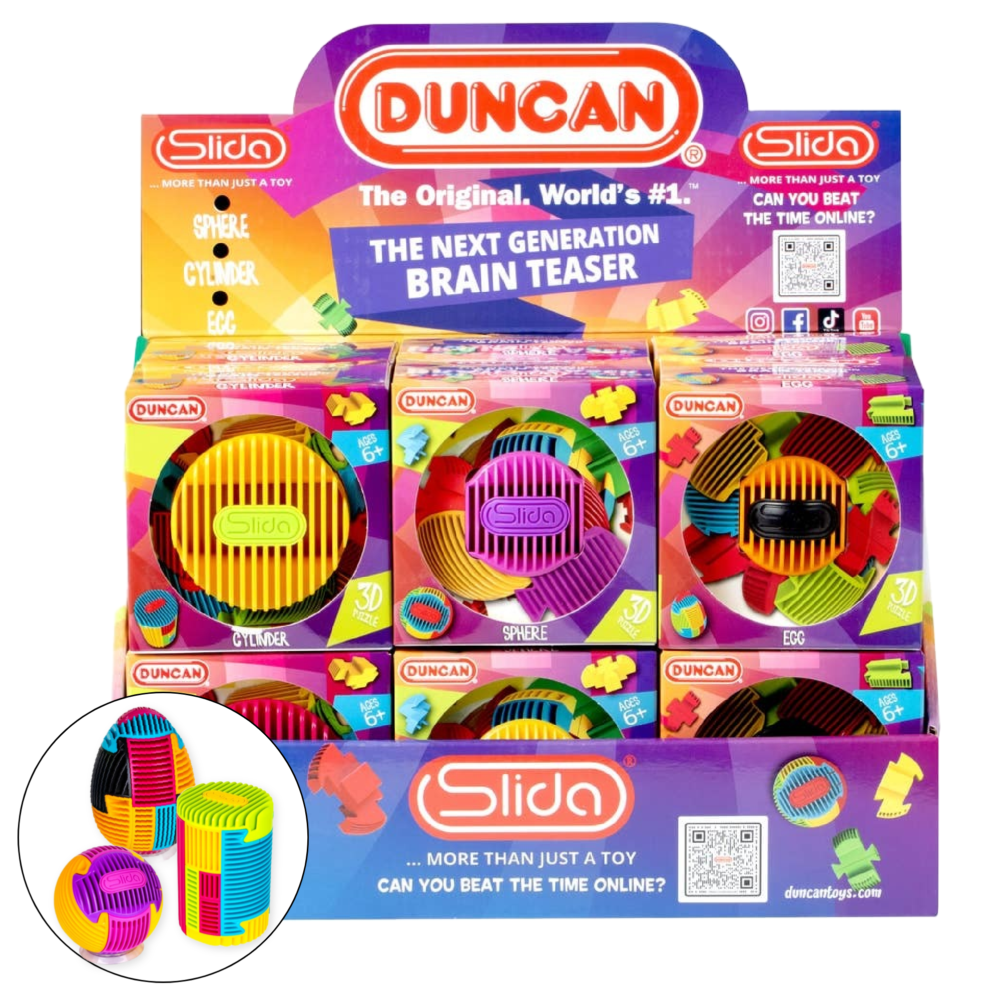 Duncan SLIDA 3D Puzzle/Fidget Assortment