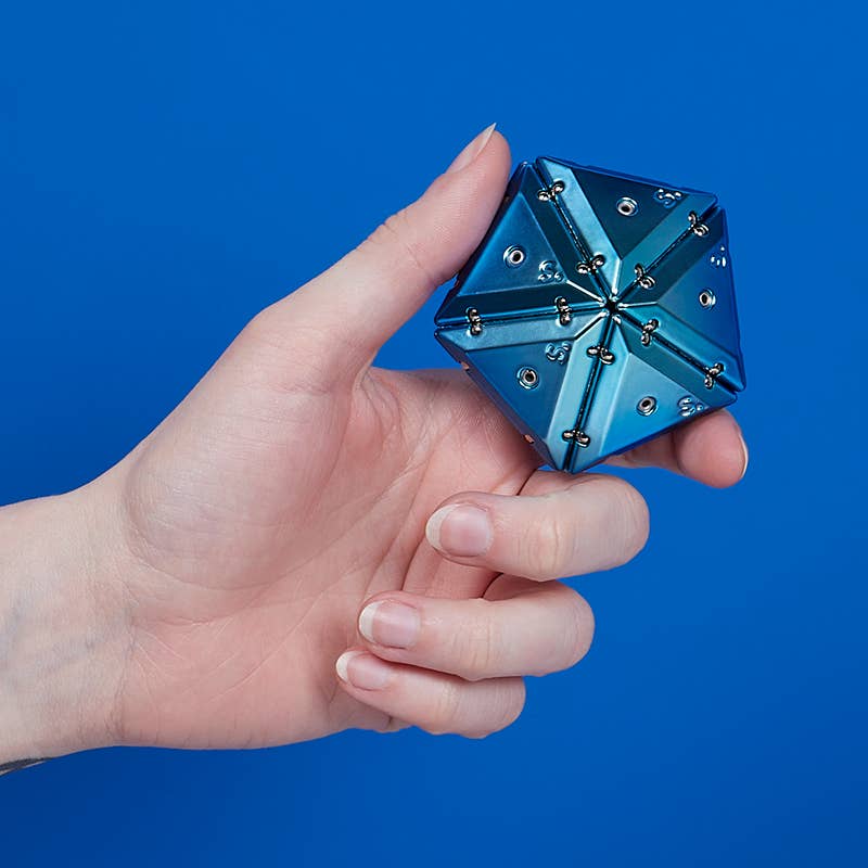 Geode Chrome Pyramids Magnetic Sensory Toys