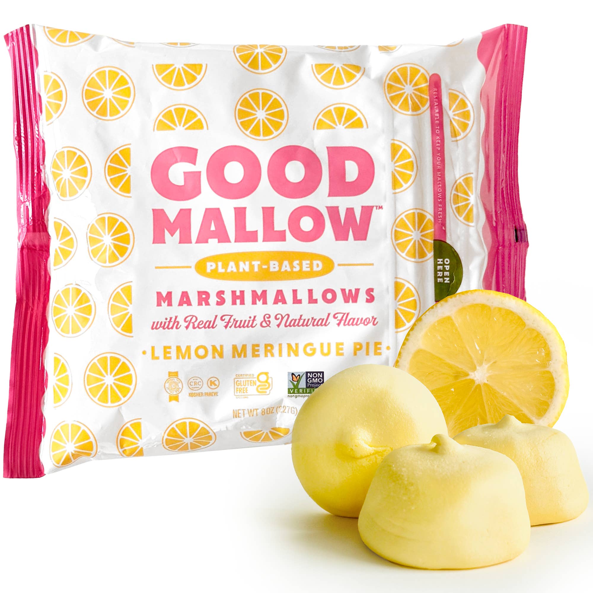 Vegan Marshmallows -Lemon Meringue Pie ,Kosher, Gluten Free