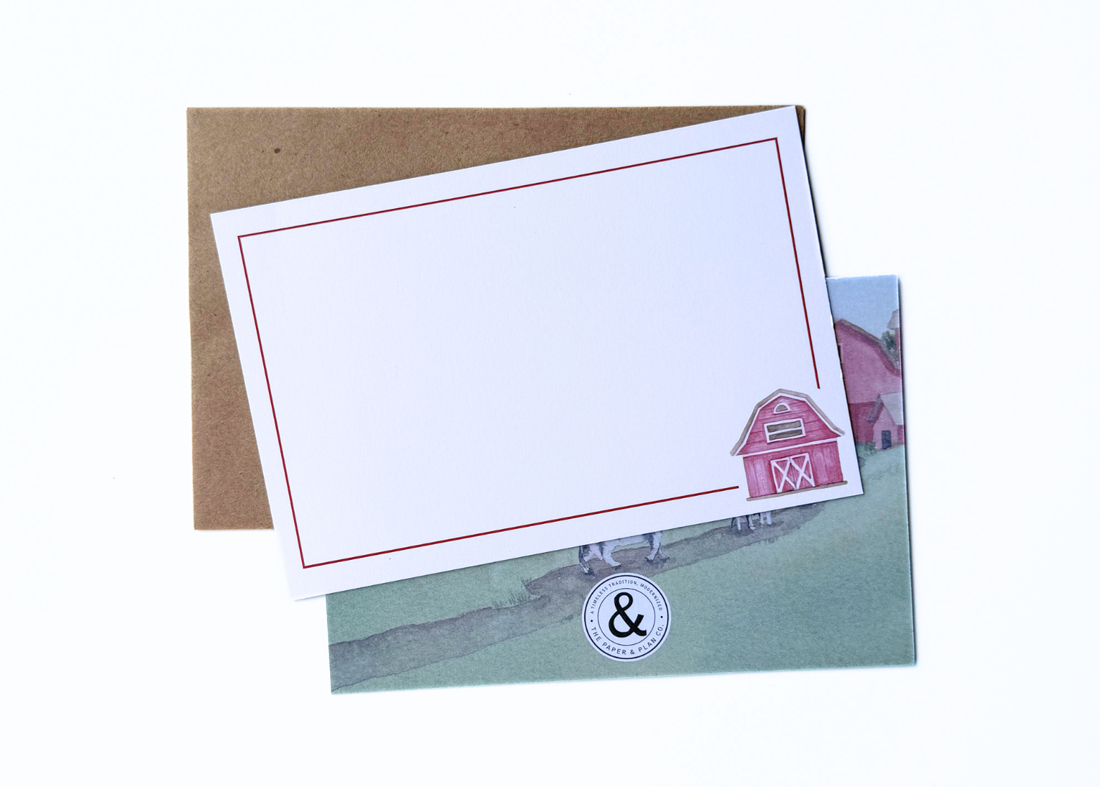 On The Farm Notecard Set