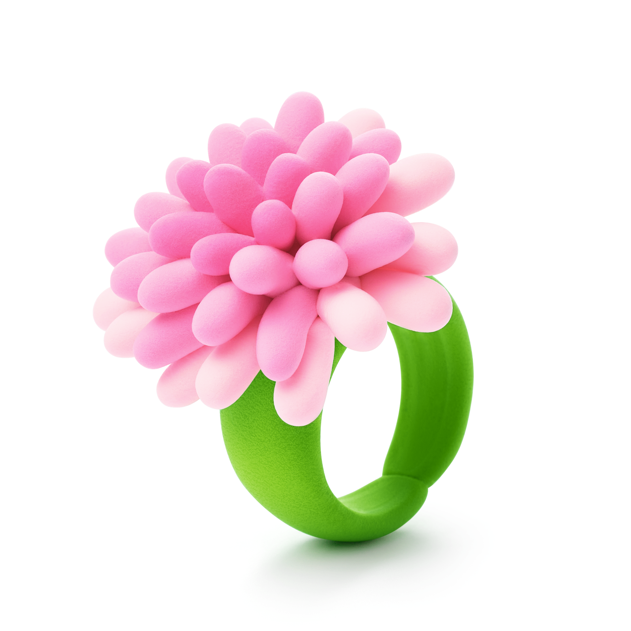 Hey Clay Bijou Flower Rings