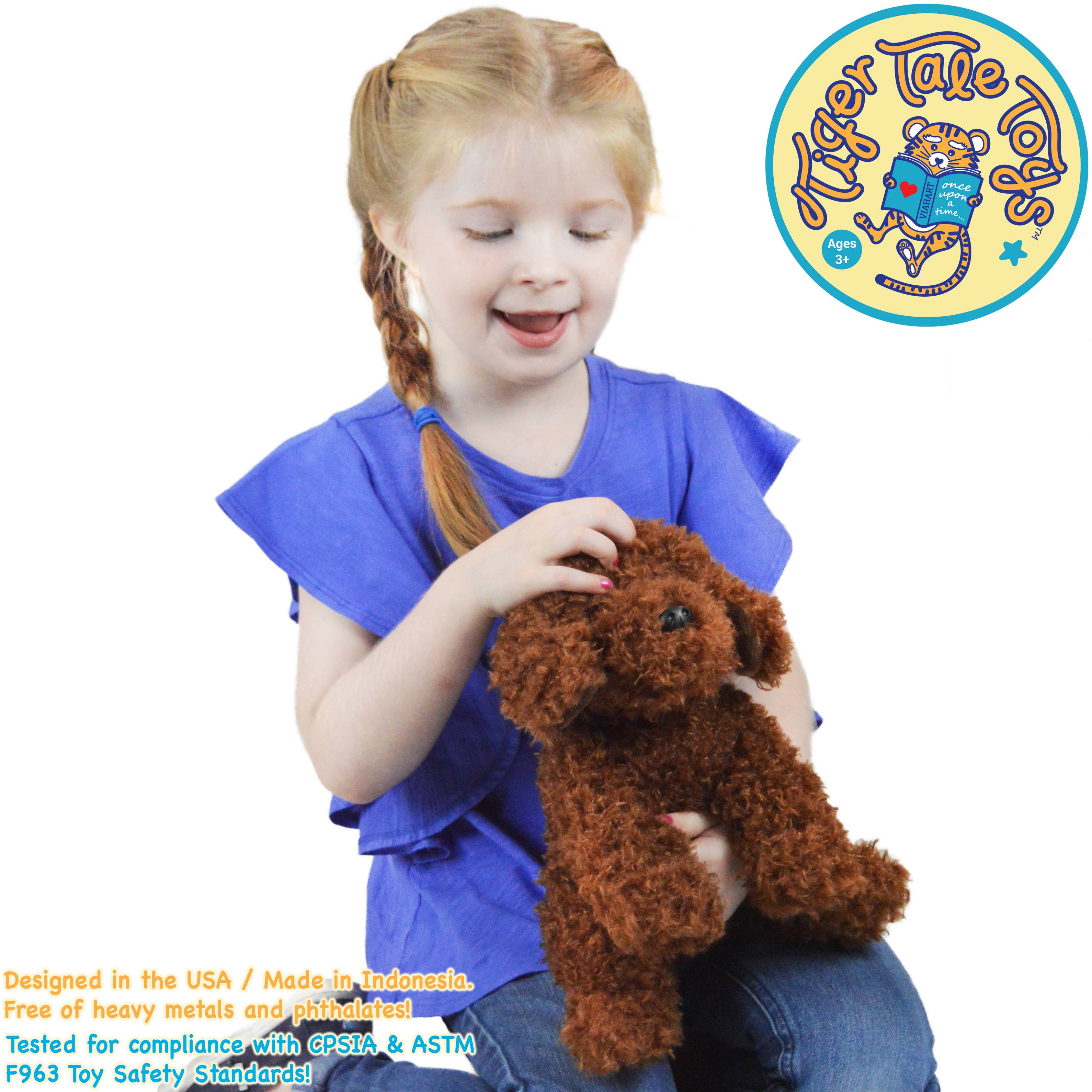 Laurel The Labradoodle | 12 Inch Stuffed Animal Plush