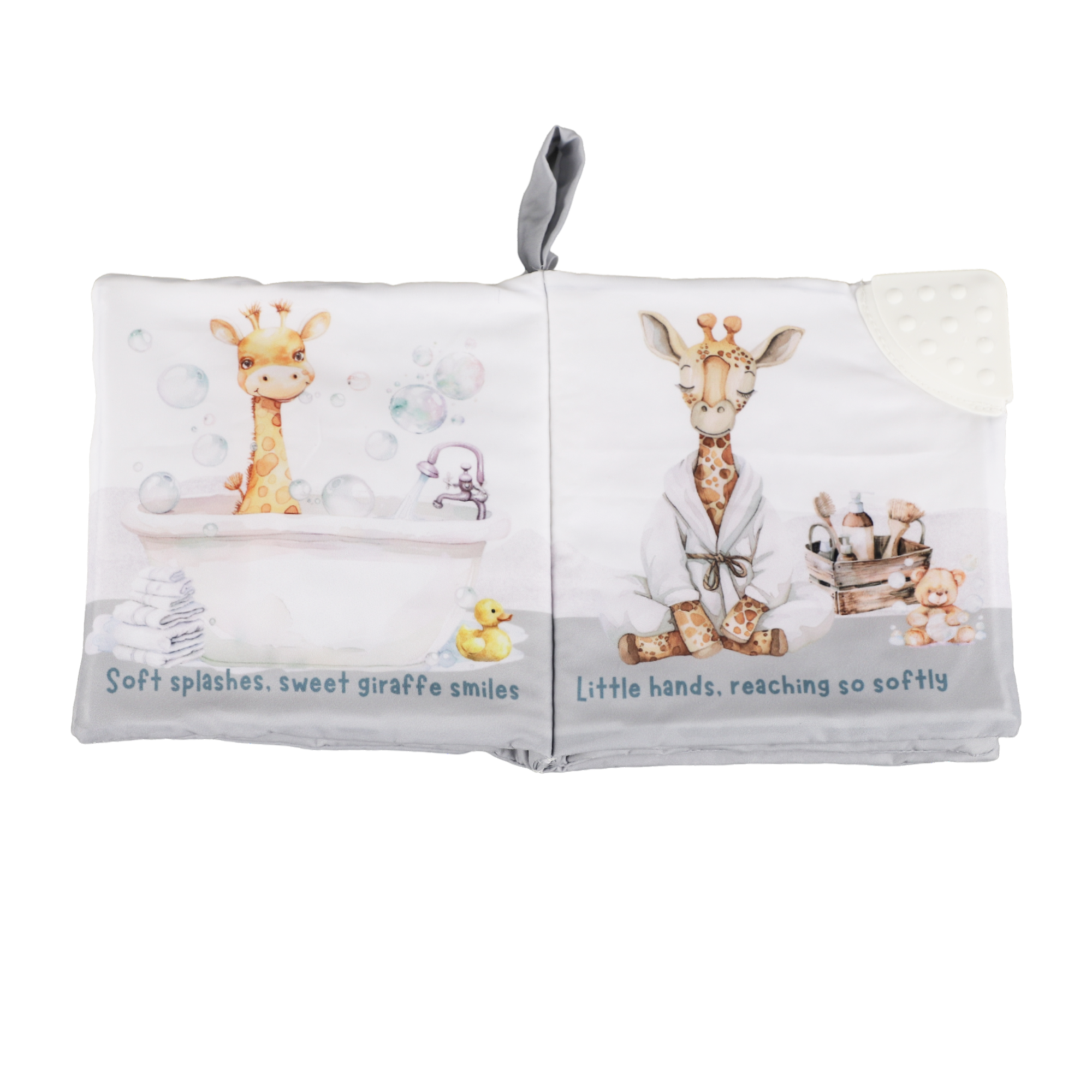 Bubble Bath – 10-Page Crinkle Cloth Book for Babies & Toddle