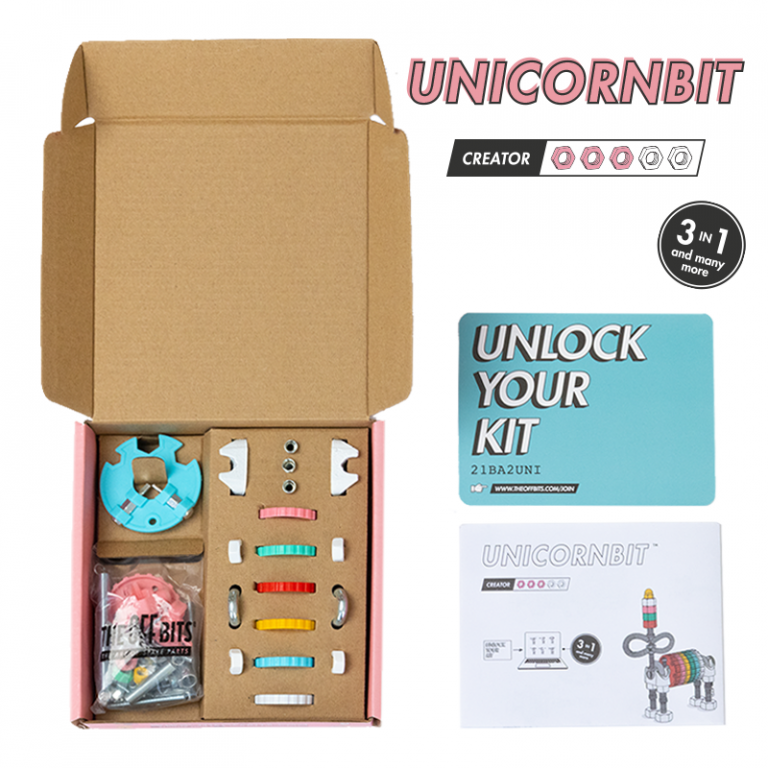 UnicornBit - Animal Kit: Build Your Own Unicorn, EcoFriendly