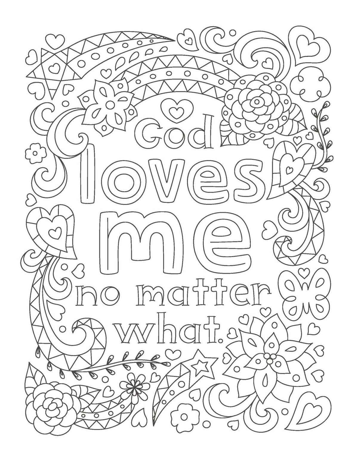 The Power of a Praying Girl Coloring Book