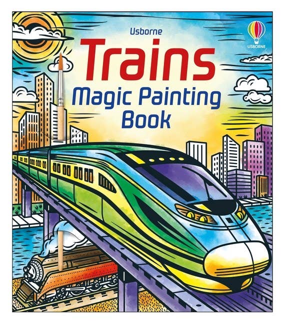 Trains Magic Painting Book : Usborne