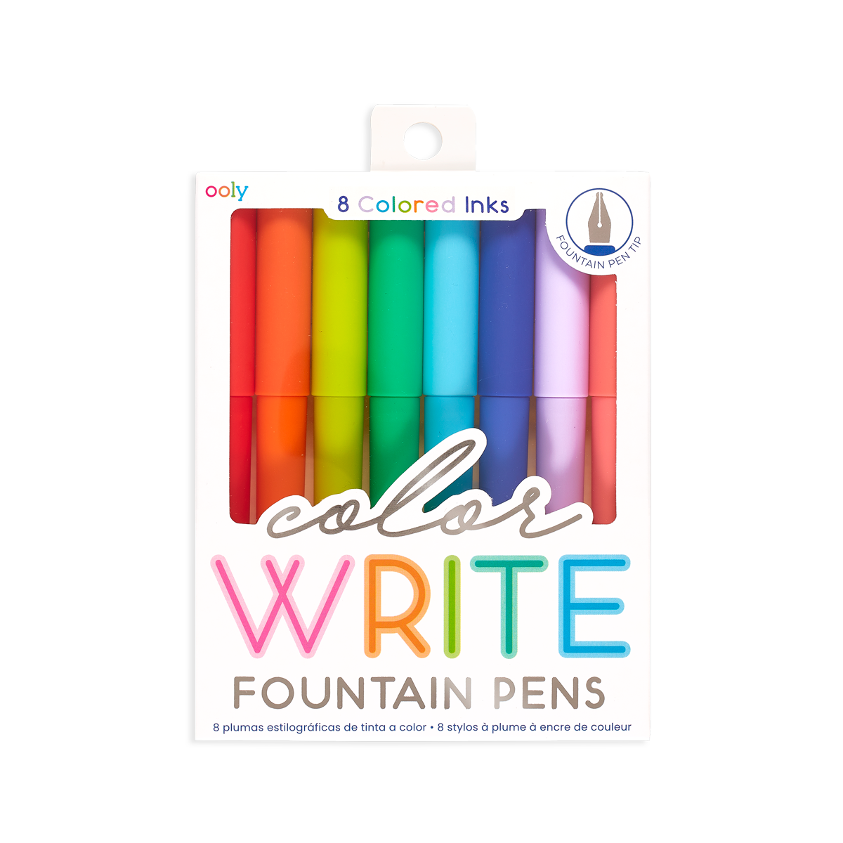 Color Write: Fountain Pens (Set of 8)