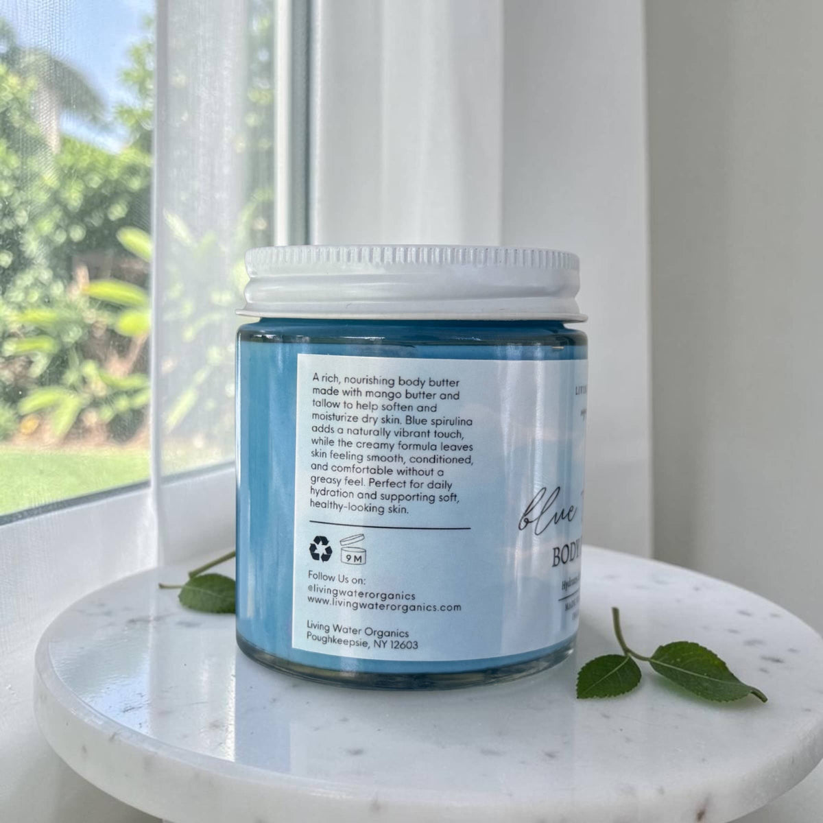 Aqua Tallow Body Butter with Organic Blue Spirulina