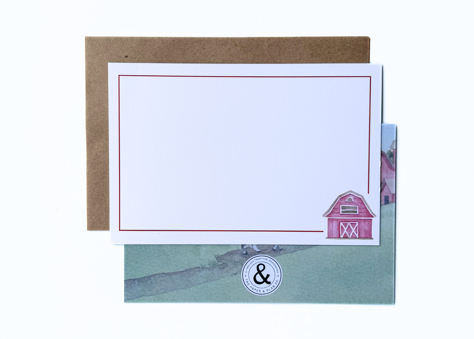 On The Farm Notecard Set