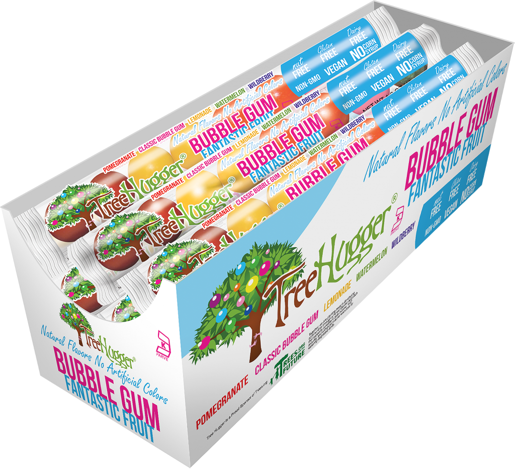 Tree Hugger Bubble Gum Fantastic Fruit tube