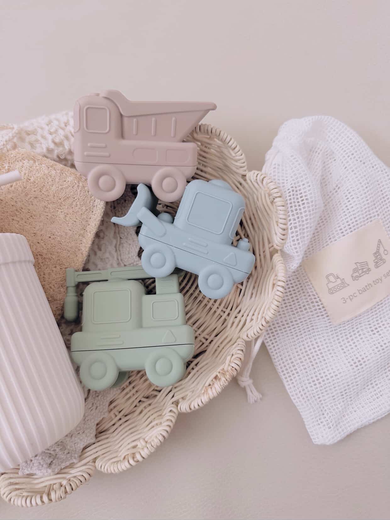 Ali+Oli (3pc) Bath Toy Set (Construction)