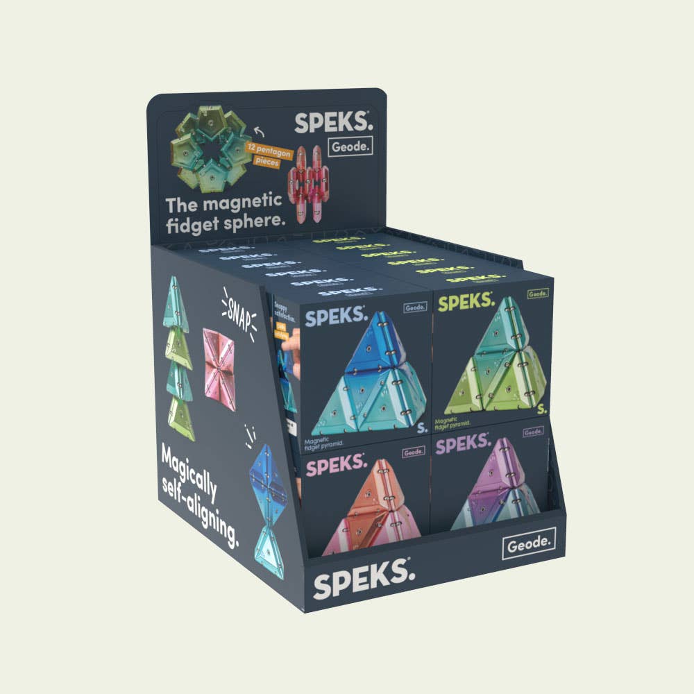Geode Chrome Pyramids Magnetic Sensory Toys