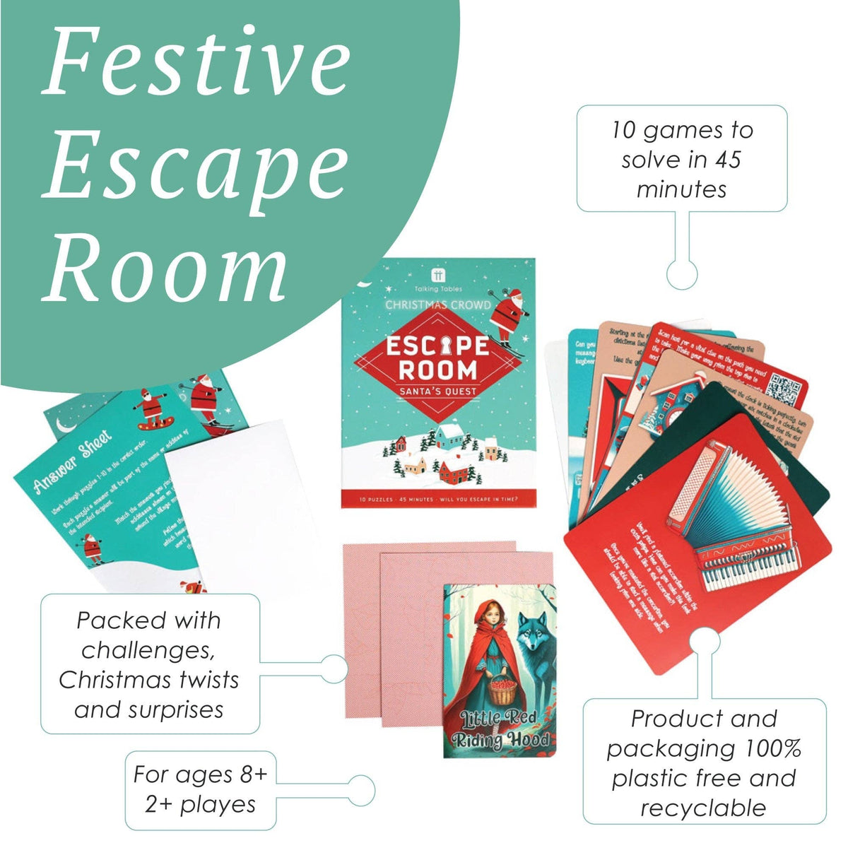 Santa Christmas Escape Room Game | Christmas Games |