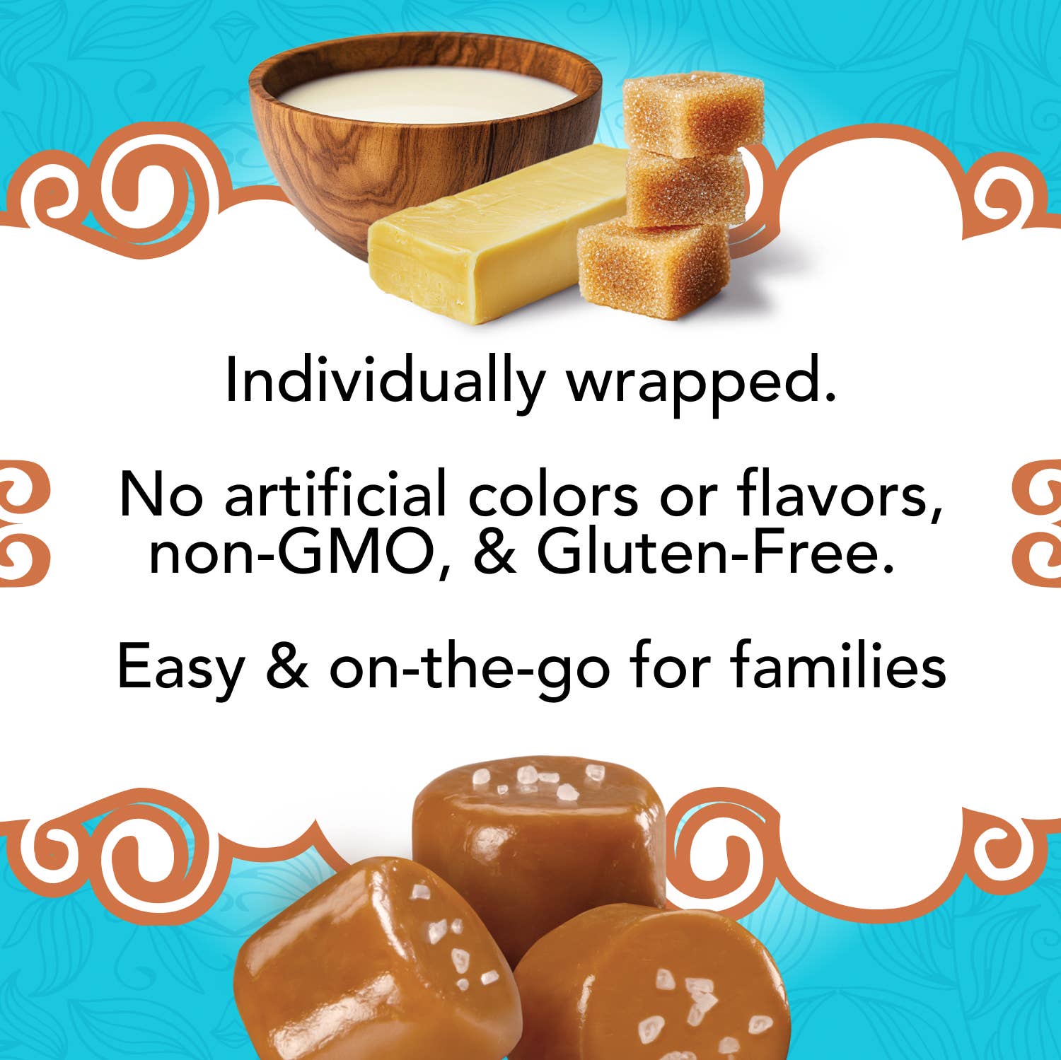 Sea Salt Caramel  Candy - Gluten Free, Non-GMO