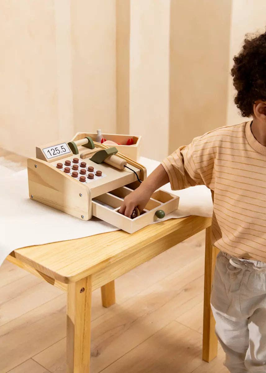 Wooden Cash Register