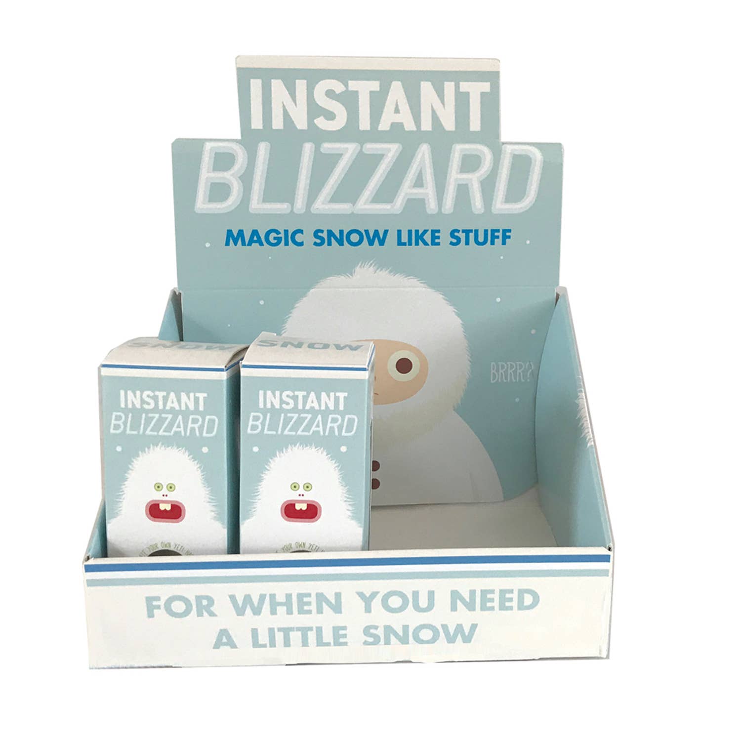 Instant Blizzard:
instant snow kit Holiday activity