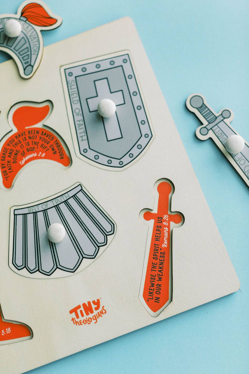 Armor of God Wood Puzzle with Scripture