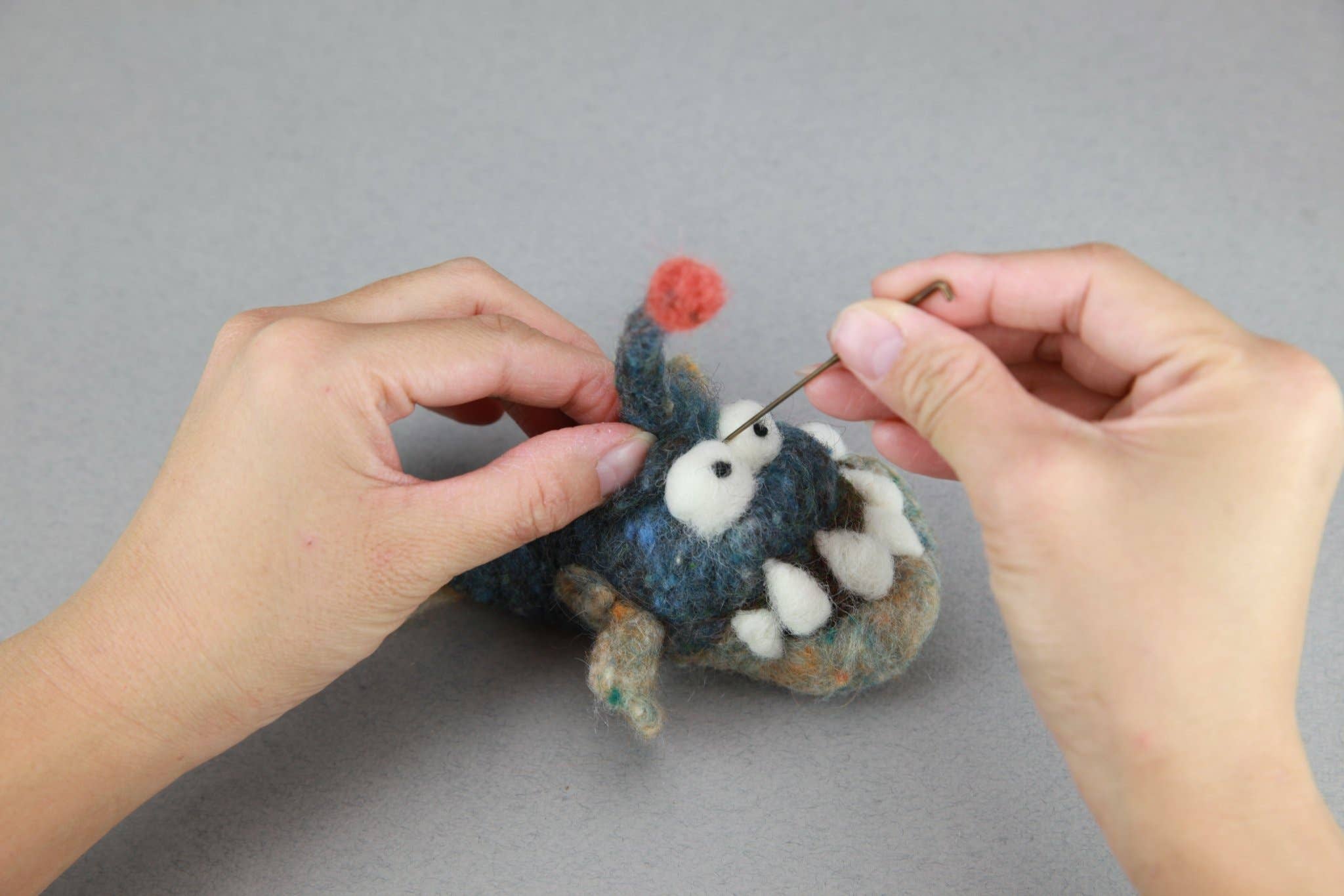 DIY Needle Felting Kit -Anglerfish