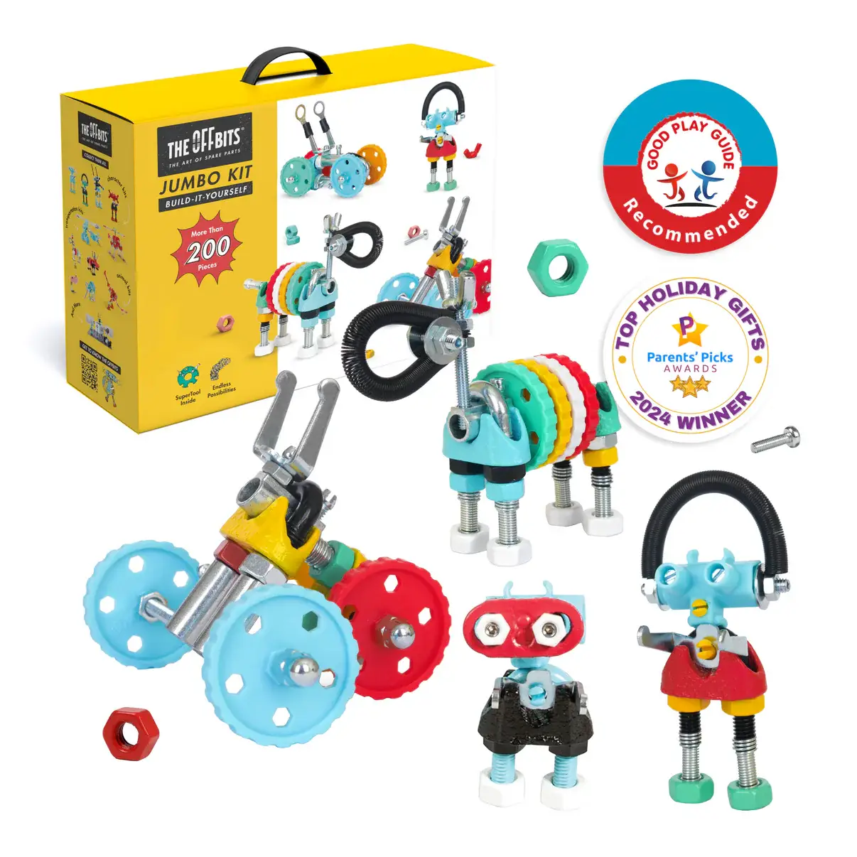 Jumbo Kit: Open-ended Toy Building Kit, Sustainable Toy Gift