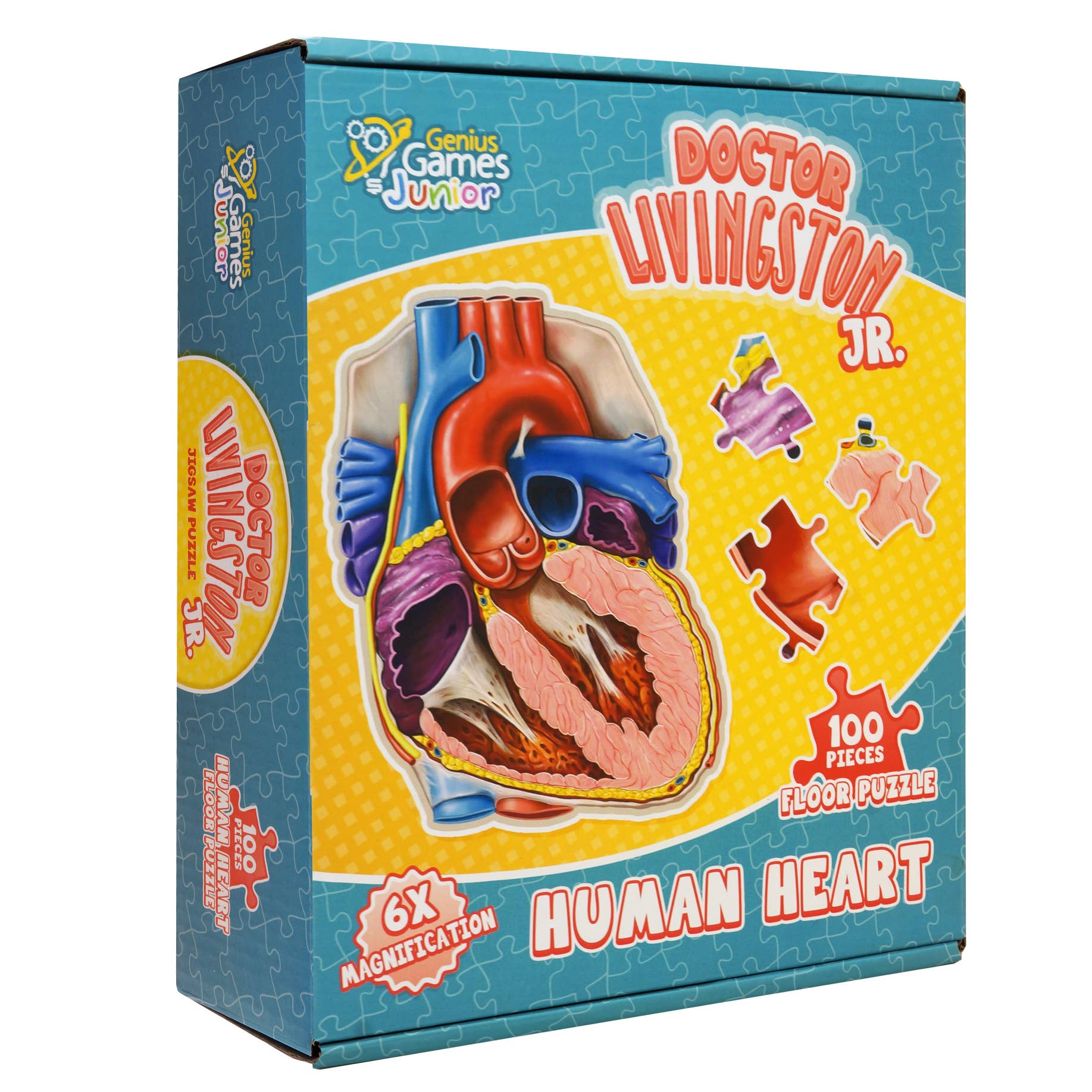 Kids 100 Piece Heart Floor Puzzle