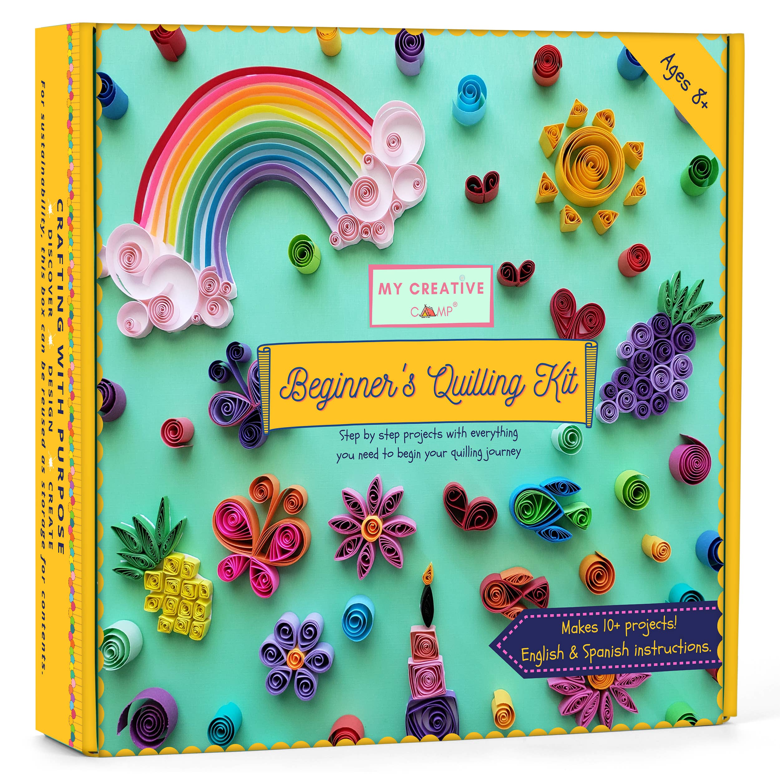 Beginner's Quilling Kit - DIY Craft Kit for Kids + Adults