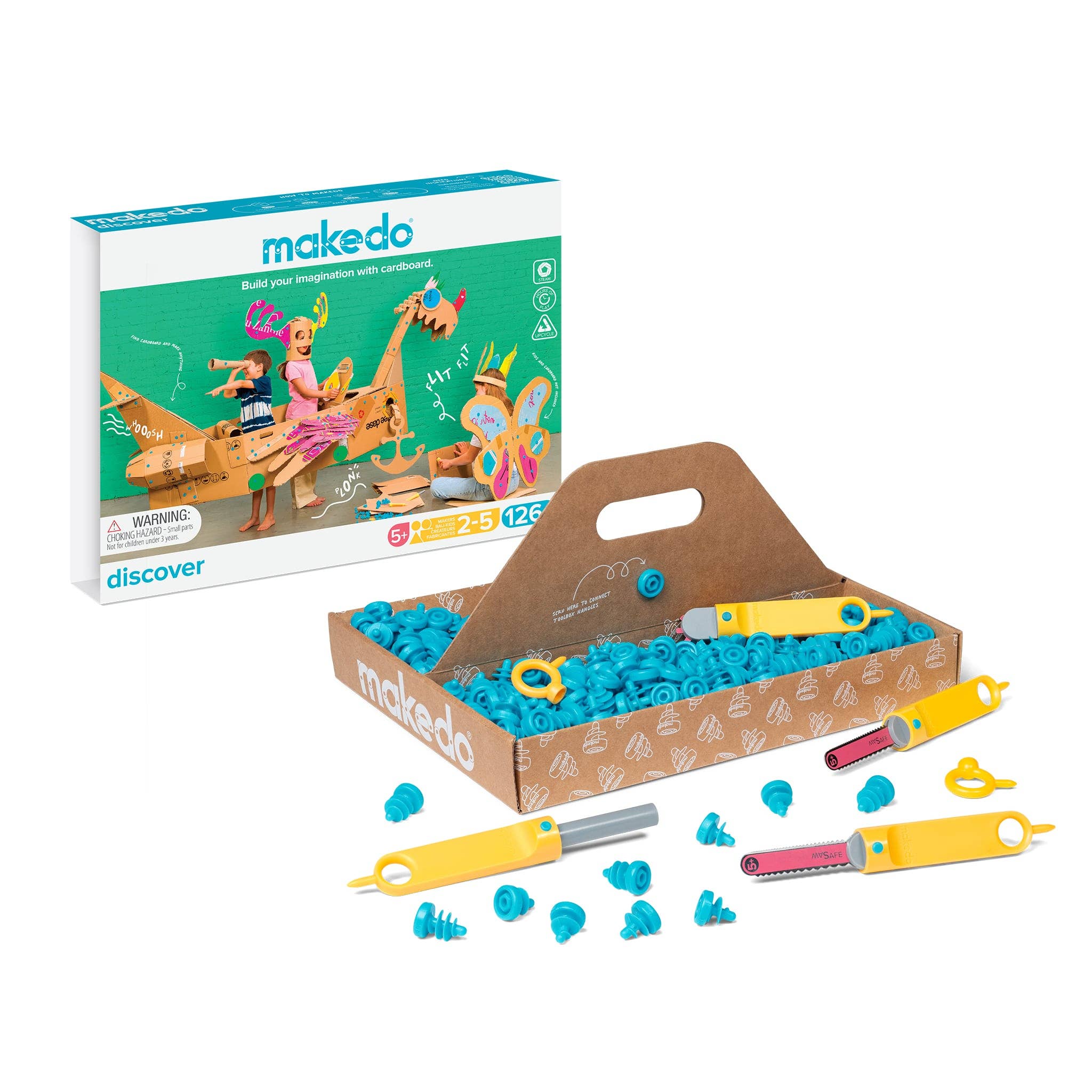 Discover Kit | Makedo Cardboard Construction