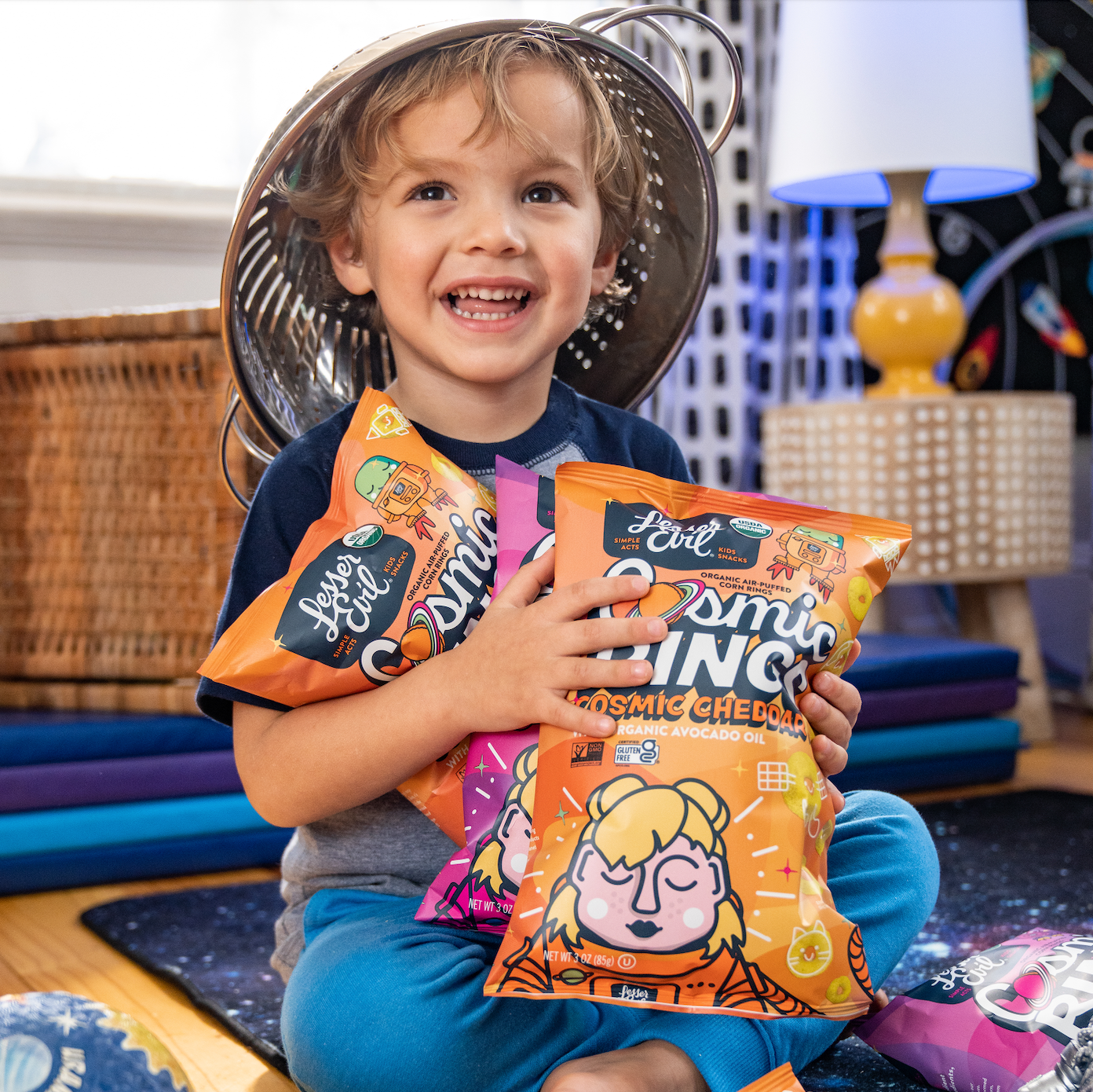 Cosmic Rings, Cosmic Cheddar, 3 oz