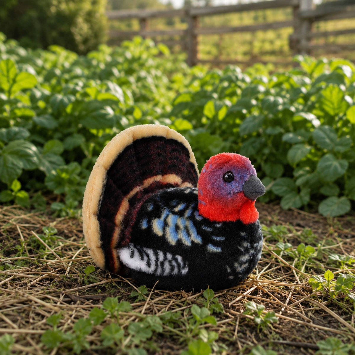 Audubon II Wild Turkey Stuffed Animal W Sound 5.5"
