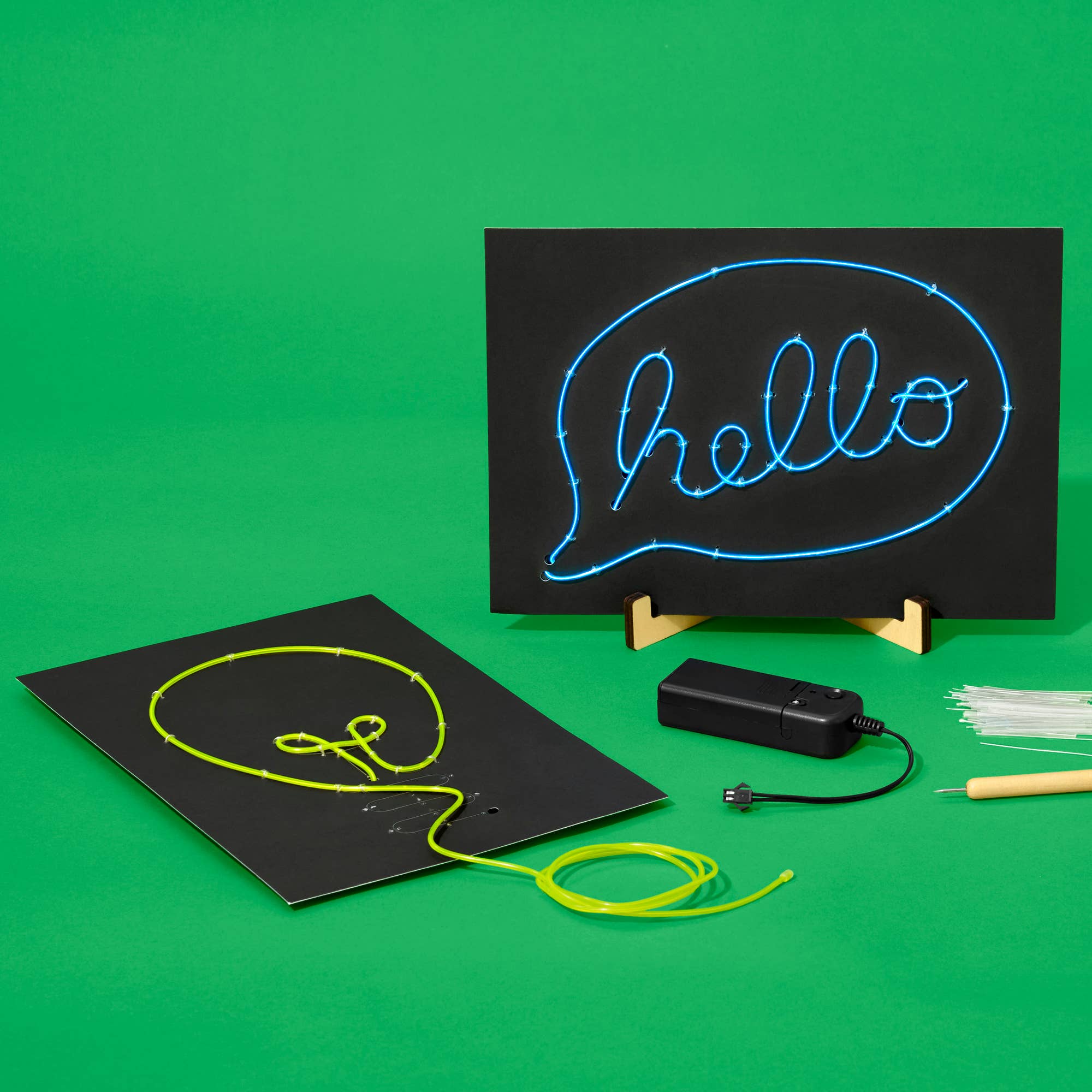 Light-Up Wire Art - DIY Neon Sign Craft Kit