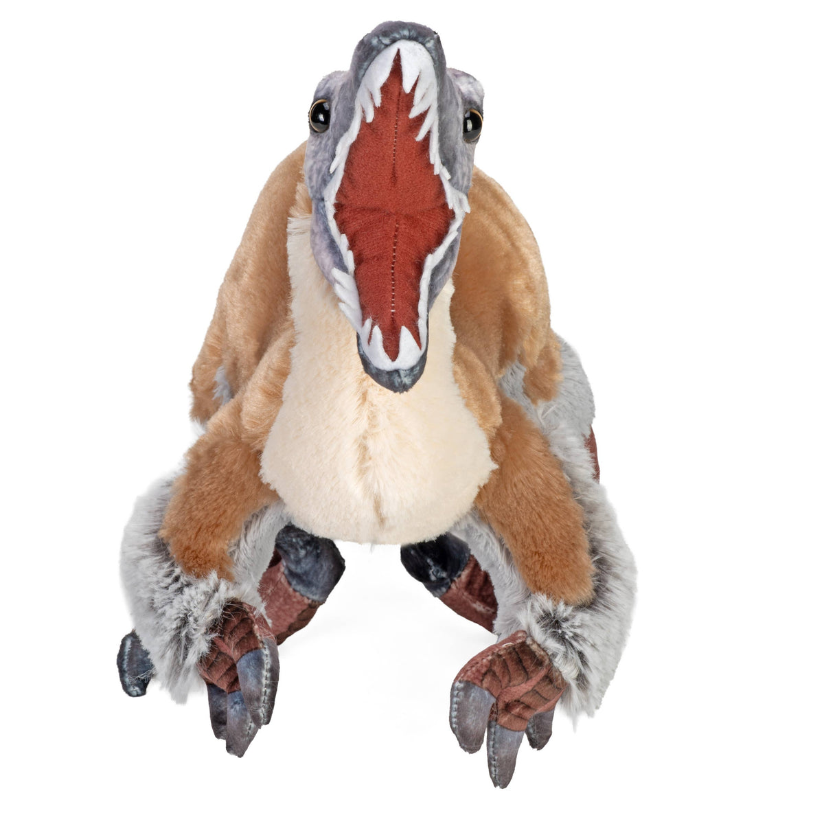 Artist-Dino Velociraptor Stuffed Animal 15"