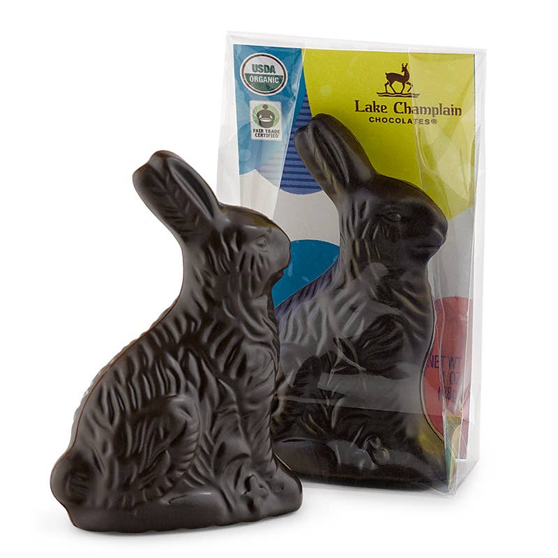 Easter Baby Bunny Dark Chocolate, Organic & Fair Trade